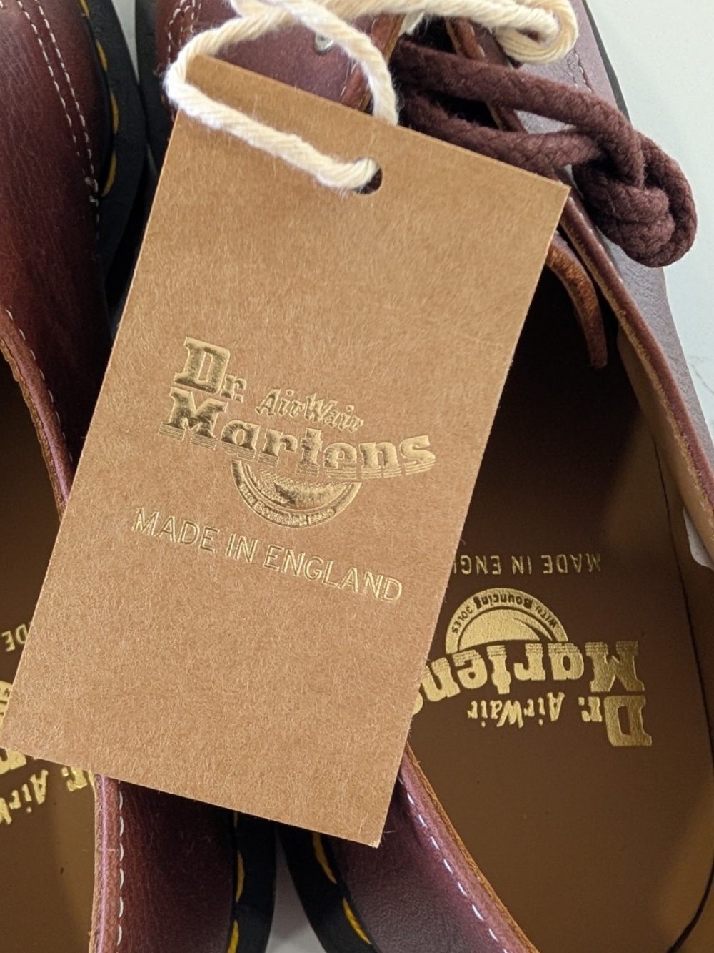 Dr. Martens 1461 Made in England Desert Oasis Suede Oxford Cutout Brown UK 7 - Picture 8 of 15